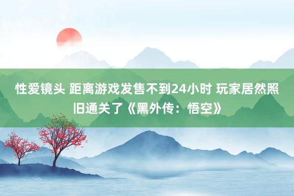 性爱镜头 距离游戏发售不到24小时 玩家居然照旧通关了《黑外传：悟空》